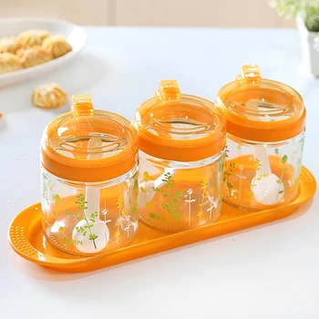 Hot Sale 3Pcs Printed Glass Pressurized Salt Shaker Salt Pepper Set Spice Cruet Condiment Box Cooking Seasoning Bottle Tools
Hot Sale 3Pcs Printed Glass Pressurized Salt Shaker Salt Pepper Set Spice Cruet Condiment Box Cooking Seasoning Bottle Tools