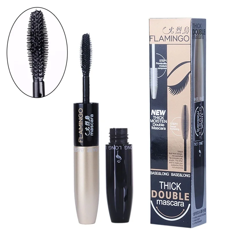 FLAMINGO Provide Drop shipping Service 2 Pcs Dual head Nourish & Lengthening Double-ended Waterproof Non-blooming Thick Mascara
FLAMINGO Provide Drop shipping Service 2 Pcs Dual head Nourish & Lengthening Double-ended Waterproof Non-blooming Thick Mascara