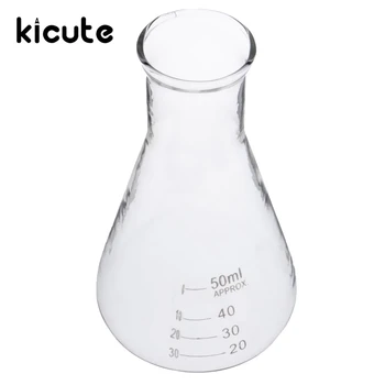 Kicute Excellent 50ml Transparent Scientific Clear Glass Erlenmeyer Flask Lab Teaching Supply Glassware Tool Laboratory Supplies
Kicute Excellent 50ml Transparent Scientific Clear Glass Erlenmeyer Flask Lab Teaching Supply Glassware Tool Laboratory Supplies