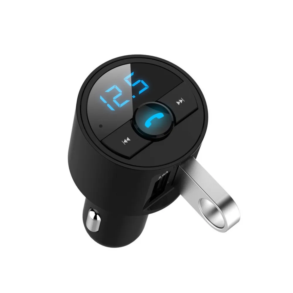 Buyincoins Bluetooth Автомобильный USB Зарядное устройство беспроводной передатчик FM Radio