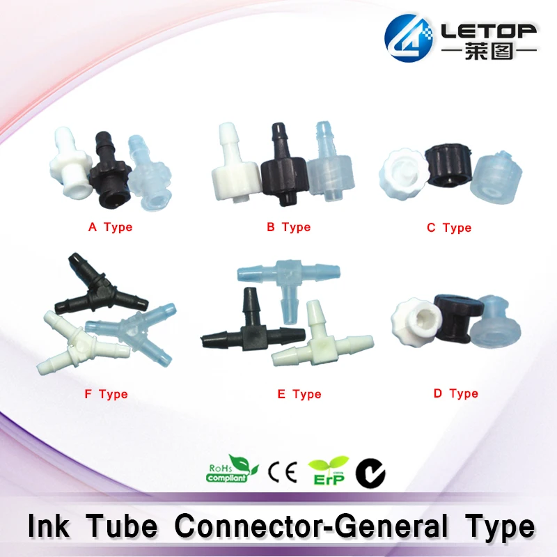 UV /Eco Solvent Printer Ink Tube Connector Y shape L shape male female- Mix Order Accept(color leave message )
UV /Eco Solvent Printer Ink Tube Connector Y shape L shape male female- Mix Order Accept(color leave message )