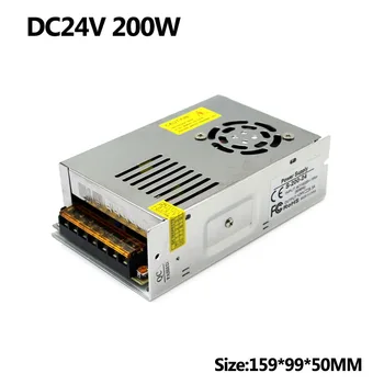 DC24V 8.3A 200W Power Supply Switching Power Source 110v 220V AC DC 24V SMPS For LED Light Strip display Lighting
DC24V 8.3A 200W Power Supply Switching Power Source 110v 220V AC DC 24V SMPS For LED Light Strip display Lighting