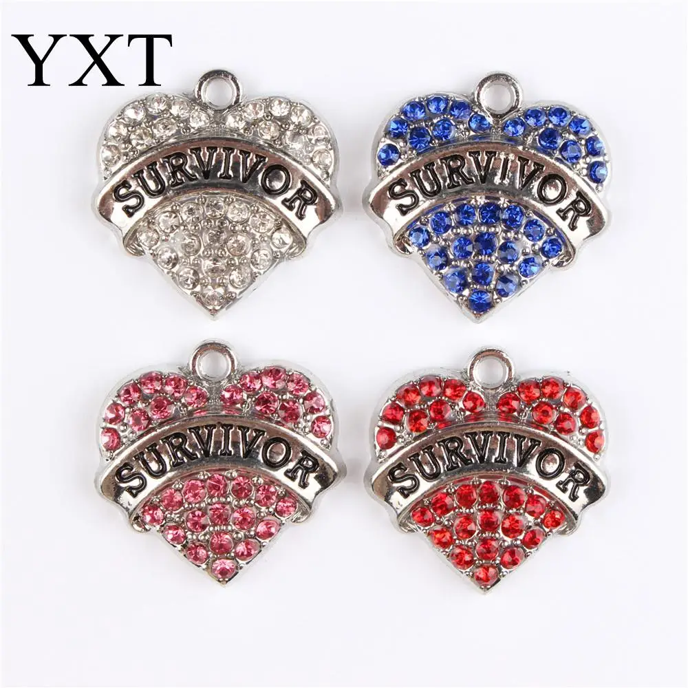 Pink White Blue Red Love Heart Crystal Rhinestone Charms Pendant For DIY Necklace Bracelet Chain Party Wedding Birthday SURVIVOR
Pink White Blue Red Love Heart Crystal Rhinestone Charms Pendant For DIY Necklace Bracelet Chain Party Wedding Birthday SURVIVOR
