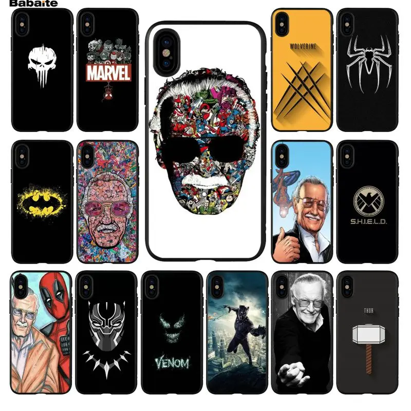 Babaite Stan Lee and Marvel Colorful Smart Cover Phone Case for iPhone 5 5S 6S 6plus 7 7plus 8 8Plus X Xs MAX XR case
Babaite Stan Lee and Marvel Colorful Smart Cover Phone Case for iPhone 5 5S 6S 6plus 7 7plus 8 8Plus X Xs MAX XR case