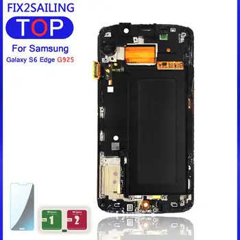 LCD Display AMOLED 100% Tested Working LCD Touch Screen Frame Digitizer Assembly For Samsung Galaxy S6 Edge G925F G925A G925P
LCD Display AMOLED 100% Tested Working LCD Touch Screen Frame Digitizer Assembly For Samsung Galaxy S6 Edge G925F G925A G925P