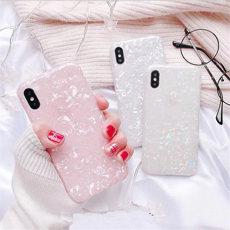Shell Style Phone Case for iPhone XS XR XS max Fresh Colorful Mobile Phone Shell for iPhone 7 8 6 6s Plus TPU Soft Cover
Shell Style Phone Case for iPhone XS XR XS max Fresh Colorful Mobile Phone Shell for iPhone 7 8 6 6s Plus TPU Soft Cover