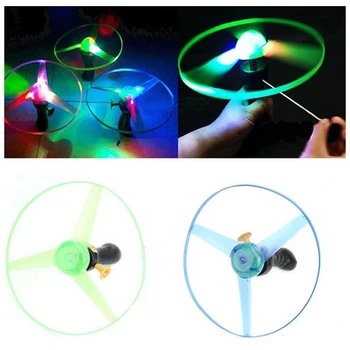 Light-Up Spinning Top Flashing Flying Saucer LED Plastic Kids UFO Spin Toy
Light-Up Spinning Top Flashing Flying Saucer LED Plastic Kids UFO Spin Toy