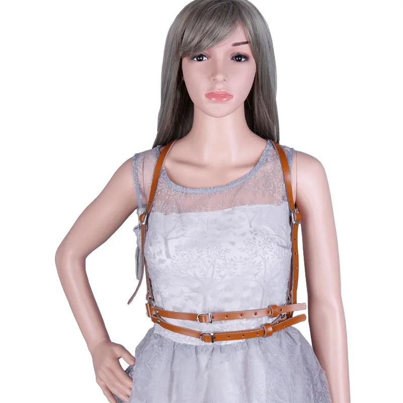 HARNESS women sexy fashion luxury belt punk street rock around neck adjustable buckies fastens at waist for free shipping
HARNESS women sexy fashion luxury belt punk street rock around neck adjustable buckies fastens at waist for free shipping