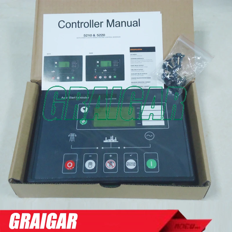 New high quality DSE5220 Diesel Genset Control Panel also provides excellent engine monitoring and protection features
New high quality DSE5220 Diesel Genset Control Panel also provides excellent engine monitoring and protection features