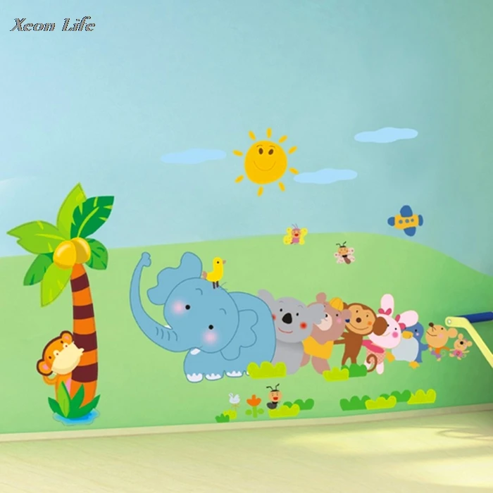 ISHOWTIENDA 2017 Cartoon Animal Elephant Tree PVC Wall Stickers Home Decor For Children Room Beautiful Home Decor Wall Stickers
ISHOWTIENDA 2017 Cartoon Animal Elephant Tree PVC Wall Stickers Home Decor For Children Room Beautiful Home Decor Wall Stickers