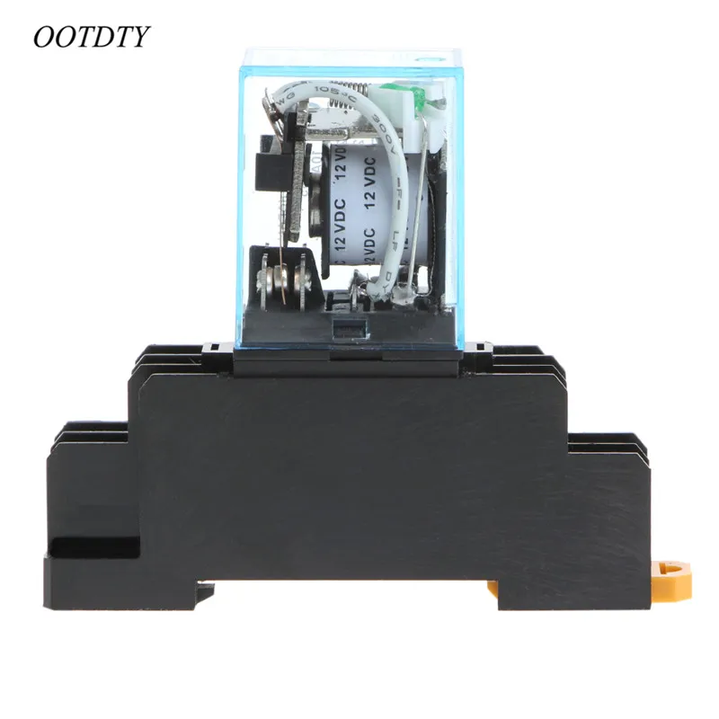 OOTDTY MY4NJ LY2NJ MY2NJ Intermediate Relay MY4N-J AC 220V DC 12V 10A 8 Pin With Base
OOTDTY MY4NJ LY2NJ MY2NJ Intermediate Relay MY4N-J AC 220V DC 12V 10A 8 Pin With Base