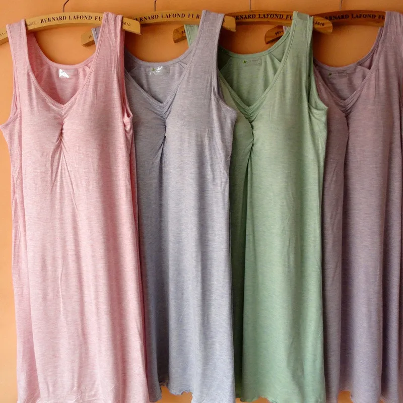 Pure color simple nature nightgown Modal elastic strap nightgown women nightgowns summer style 2019 sleepwear hot
Pure color simple nature nightgown Modal elastic strap nightgown women nightgowns summer style 2019 sleepwear hot