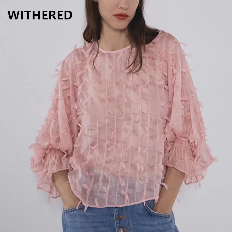 Withered new england texture Feather lantern sleeve o-neck blusas mujer de moda 2019 kimono blouse women womens tops and blouses
Withered new england texture Feather lantern sleeve o-neck blusas mujer de moda 2019 kimono blouse women womens tops and blouses