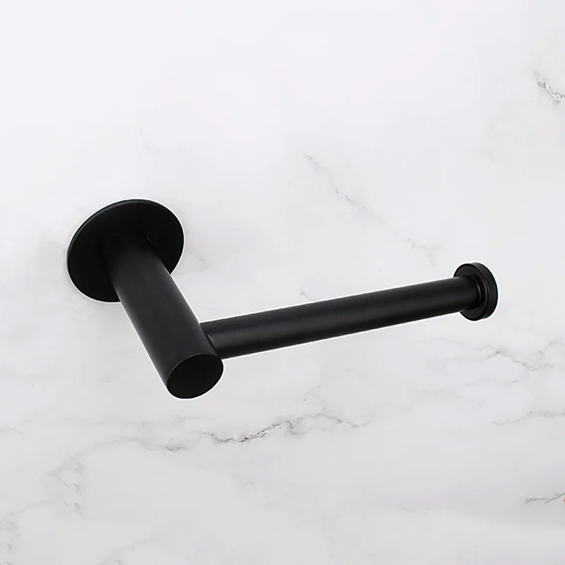 Free Nail Wall Mount Toilet Paper Holders Matt Black 304 Stainless Steel Bathroom Kitchen Roll Paper Rack Tissue Towel Holder
Free Nail Wall Mount Toilet Paper Holders Matt Black 304 Stainless Steel Bathroom Kitchen Roll Paper Rack Tissue Towel Holder