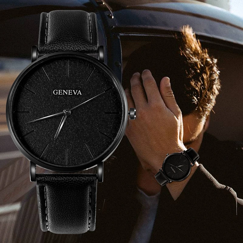 GENEVA Top Brand Watch Men Watches Ultra Thin Leather Clock Business Watch Men Simple Design relogio masculino reloj hombre
GENEVA Top Brand Watch Men Watches Ultra Thin Leather Clock Business Watch Men Simple Design relogio masculino reloj hombre