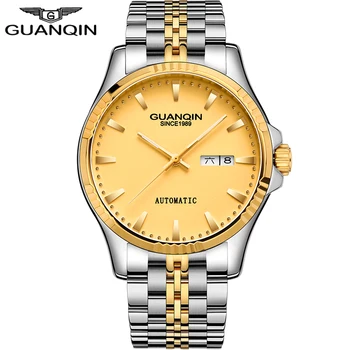GUANQIN Watch men Business Automatic gold Mechanical men's watches top brand luxury Sapphire waterproof watch erkek kol saati
GUANQIN Watch men Business Automatic gold Mechanical men's watches top brand luxury Sapphire waterproof watch erkek kol saati