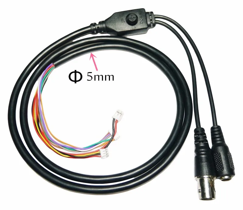 CCTV Camera 11-core Video Cable DC Input + BNC output + OSD Menu Button For CCTV Camera(6pin 1.25mm + 3pin 1.5mm + 2pin 2.0mm)
CCTV Camera 11-core Video Cable DC Input + BNC output + OSD Menu Button For CCTV Camera(6pin 1.25mm + 3pin 1.5mm + 2pin 2.0mm)