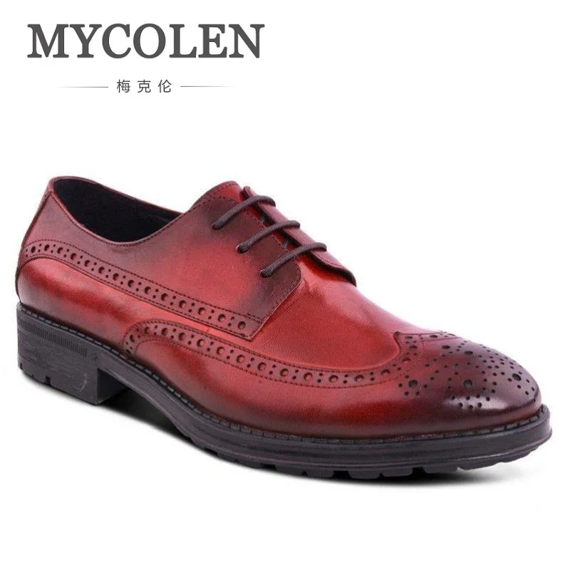 MYCOLEN High Quality Leather Casual European Dress Shoes Round Toe Leather Men Office Shoes Luxury Brand Formal Footwear Male
MYCOLEN High Quality Leather Casual European Dress Shoes Round Toe Leather Men Office Shoes Luxury Brand Formal Footwear Male
