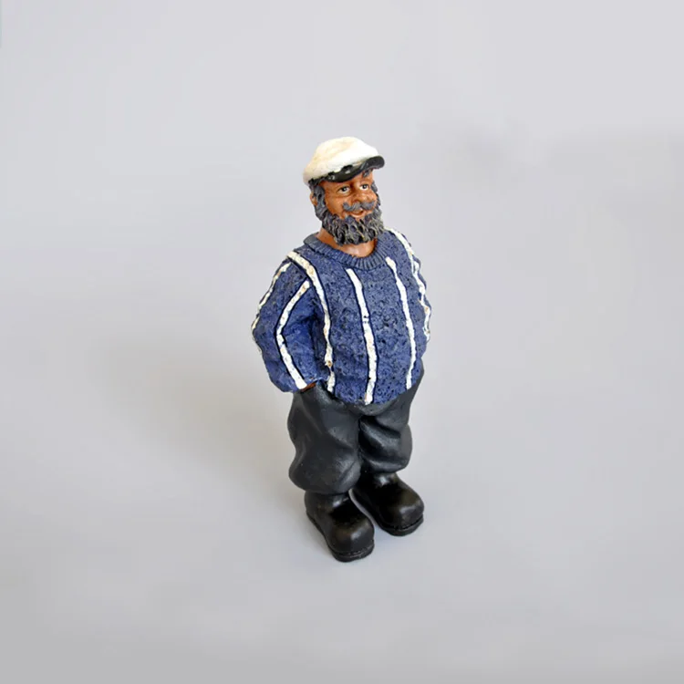1PC Simulation Standing Oil Sailor Figure Model 210mm Mini Resin Figure Man for DIY Boats/Nautical Models Decoration Parts
1PC Simulation Standing Oil Sailor Figure Model 210mm Mini Resin Figure Man for DIY Boats/Nautical Models Decoration Parts