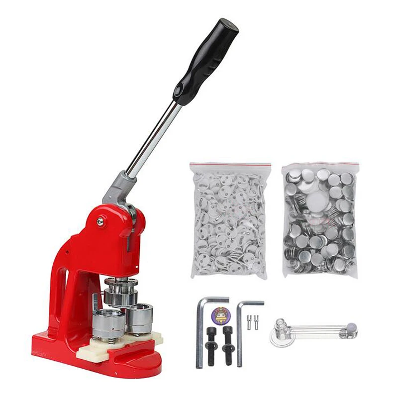 Badge machine kit 58mm Button press Maker Badge Punch Press Machine with 500 Parts Cutter
Badge machine kit 58mm Button press Maker Badge Punch Press Machine with 500 Parts Cutter