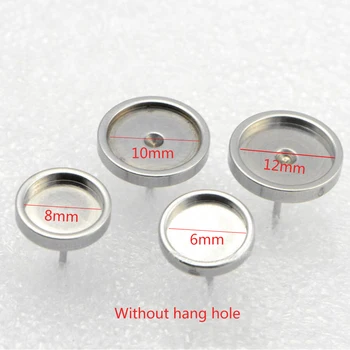 Fnixtar Stainless Steel Blank Cabochon Base Setting Fit 6/8/10/12mm Cameo Glass Cabochons DIY Earring Bezel Finding 50Piece/lot
Fnixtar Stainless Steel Blank Cabochon Base Setting Fit 6/8/10/12mm Cameo Glass Cabochons DIY Earring Bezel Finding 50Piece/lot
