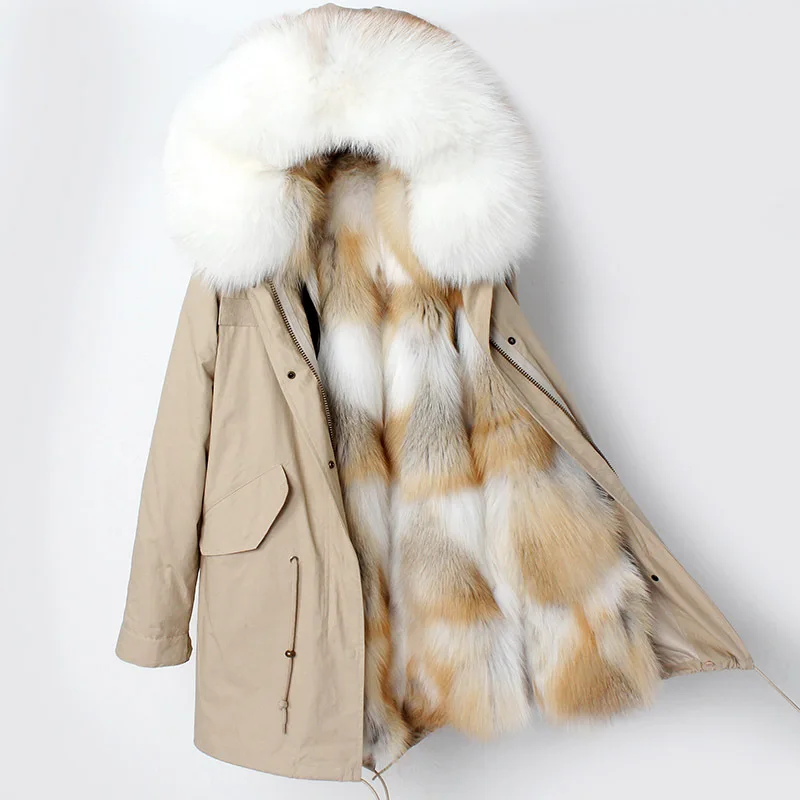 JKP 2018 new real fox fur coat Autumn and Winter new fashion female adult long section large size fur collar large warm coat
JKP 2018 new real fox fur coat Autumn and Winter new fashion female adult long section large size fur collar large warm coat