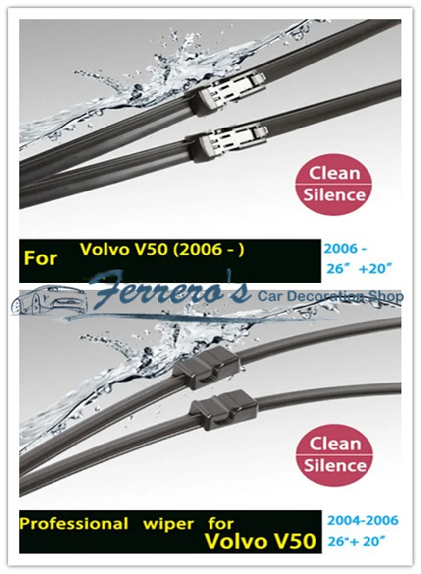 2 шт./лот стеклоочистителей для Volvo V50 2004-2006 2006-2013 26 "+ 20" Fit сторона контактный Тип или 26 "+ 20" Fit кнопочный Тип рычаги стеклоочистителя
2 шт./лот стеклоочистителей для Volvo V50 2004-2006 2006-2013 26 "+ 20" Fit сторона контактный Тип или 26 "+ 20" Fit кнопочный Тип рычаги стеклоочистителя