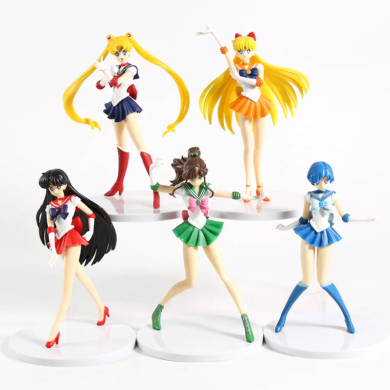 Girls Memories Figure Sailor Moon Venus Mars Jupiter Mercury PVC Figures Collectible Model Toy
Girls Memories Figure Sailor Moon Venus Mars Jupiter Mercury PVC Figures Collectible Model Toy