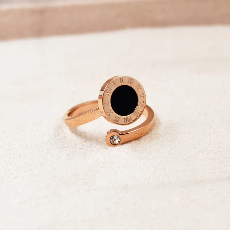 2019 Roman Numerals Crystal Shell Ring Rose Gold Color Fashion Titanium Steel Jewelry Wedding Birthday Gift Woman Never Fade
2019 Roman Numerals Crystal Shell Ring Rose Gold Color Fashion Titanium Steel Jewelry Wedding Birthday Gift Woman Never Fade