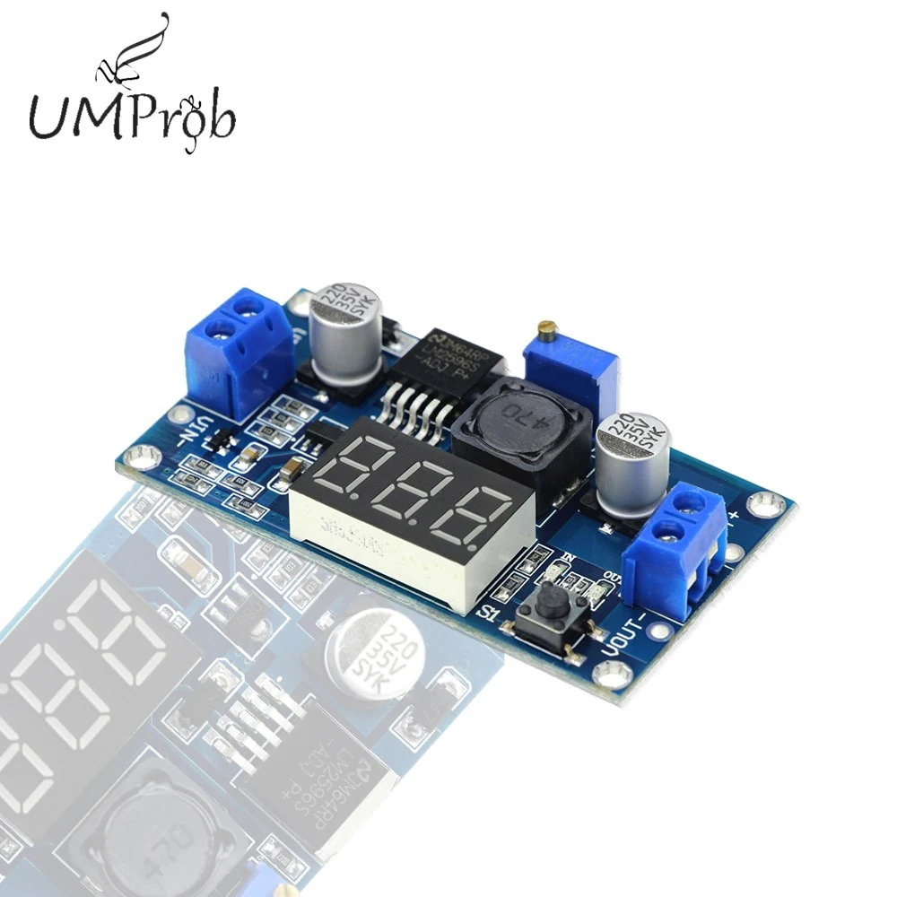 LM2596 DC Step Down Module LM2596S DC 4.0~40V to 1.25-37V Adjustable Voltage Regulator With LED Voltmeter
LM2596 DC Step Down Module LM2596S DC 4.0~40V to 1.25-37V Adjustable Voltage Regulator With LED Voltmeter