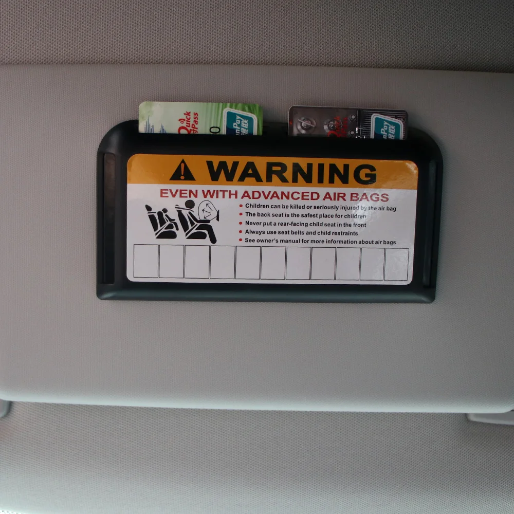 Car Sunshade Plate Card Holder Sun Visor Storage Plate ABS Slot Parking Card Stowing Tidying Car Styling Accessories
Car Sunshade Plate Card Holder Sun Visor Storage Plate ABS Slot Parking Card Stowing Tidying Car Styling Accessories