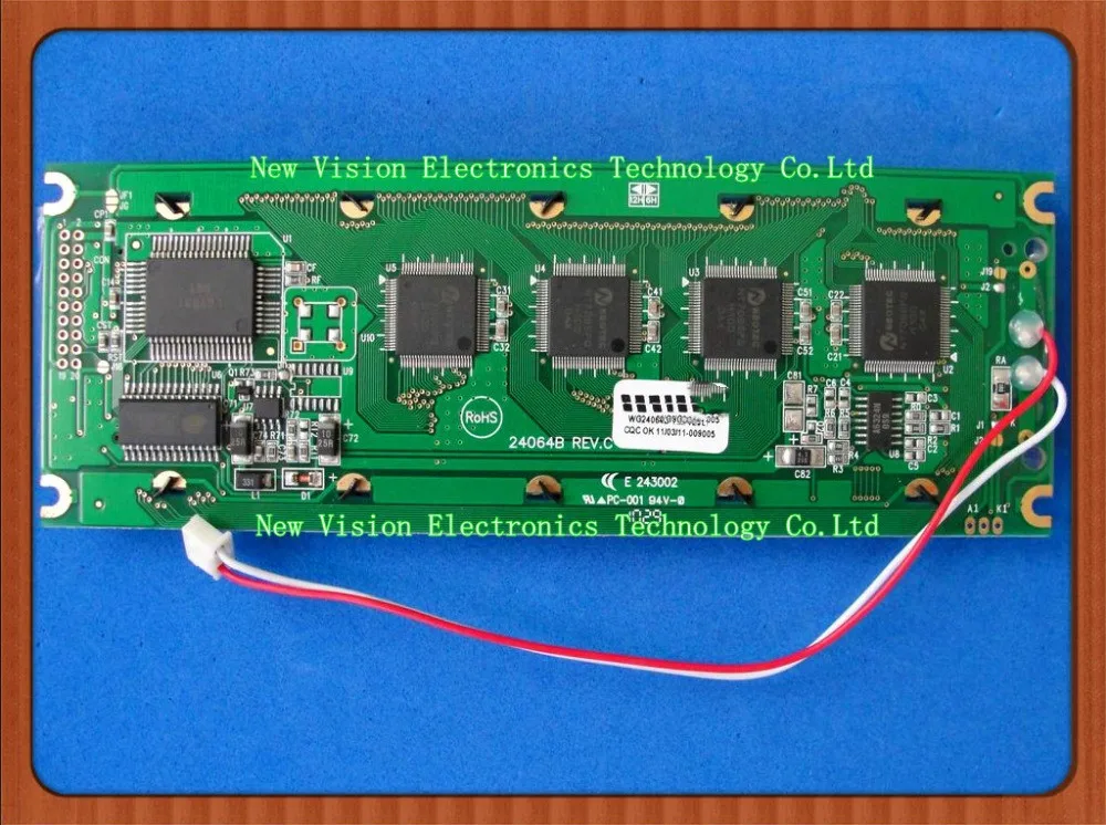 Electronic Parts Graphic LCD Module Display WG24064B AG24064 AG24064A WG24064B-TMI-VZ#080 240*64 Dot Matrix for Winstar
Electronic Parts Graphic LCD Module Display WG24064B AG24064 AG24064A WG24064B-TMI-VZ#080 240*64 Dot Matrix for Winstar