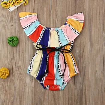 2019 Bodysuit for Baby Girls Kids Clothes Infant Clothing Toddler Off Shoulder Jumpsuit Summer Colorful Bodysuit Outfit
2019 Bodysuit for Baby Girls Kids Clothes Infant Clothing Toddler Off Shoulder Jumpsuit Summer Colorful Bodysuit Outfit