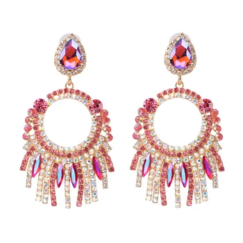 2019 New Luxury Starburst Pendant Crystal Earrings Colorful Flower Big Brand Design Gem Statement Party Jewelry
2019 New Luxury Starburst Pendant Crystal Earrings Colorful Flower Big Brand Design Gem Statement Party Jewelry
