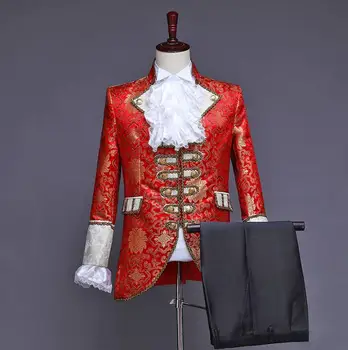 Fashion Male Palace Set Europe Style Retro Shoot Suits Prince Dance Performance Jacket+Pants
Fashion Male Palace Set Europe Style Retro Shoot Suits Prince Dance Performance Jacket+Pants