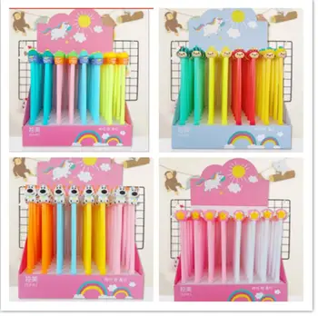 different style gel pen cute cartoon stationery prize gift kawaii office writing student pen needle black ink pen 0.5mm 48pc/lot
different style gel pen cute cartoon stationery prize gift kawaii office writing student pen needle black ink pen 0.5mm 48pc/lot