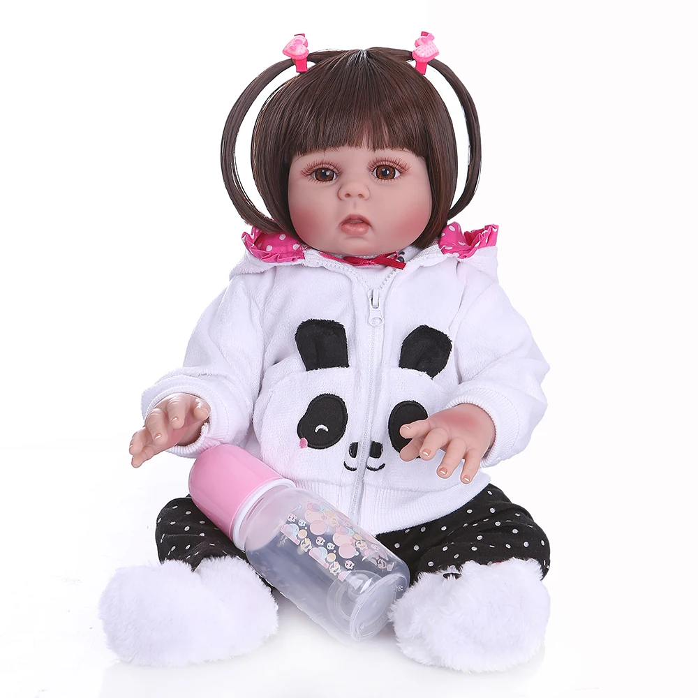 Bebes reborn 48cm Baby girl dolls corpo silicone tan skin Boneca Reborn Brinquedos Children's day gifts toys plamates
Bebes reborn 48cm Baby girl dolls corpo silicone tan skin Boneca Reborn Brinquedos Children's day gifts toys plamates