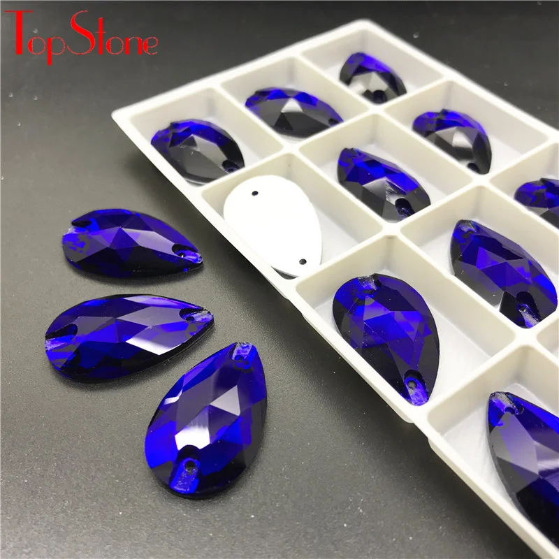TopStone Cobalt Teardrop Sew On Rhinestone Glass Crystal Droplet Sewing Stone for Clothes Decoration
TopStone Cobalt Teardrop Sew On Rhinestone Glass Crystal Droplet Sewing Stone for Clothes Decoration