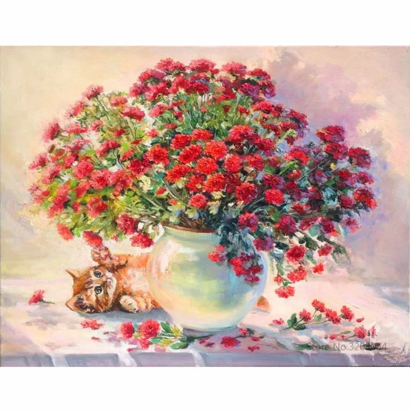 CHUNXIA Framed DIY Painting By Numbers Colorful Flower Acrylic Painting Modern Picture Home Decor For Living Room 40x50cm RA3490
CHUNXIA Framed DIY Painting By Numbers Colorful Flower Acrylic Painting Modern Picture Home Decor For Living Room 40x50cm RA3490