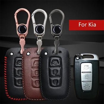 For Kia Key Genuine Leather Car Key Cover Shell Case For Kia Ceed Cerato Optima Rio 3 K2 Soul Sportage 2017 Key Case Holder
For Kia Key Genuine Leather Car Key Cover Shell Case For Kia Ceed Cerato Optima Rio 3 K2 Soul Sportage 2017 Key Case Holder