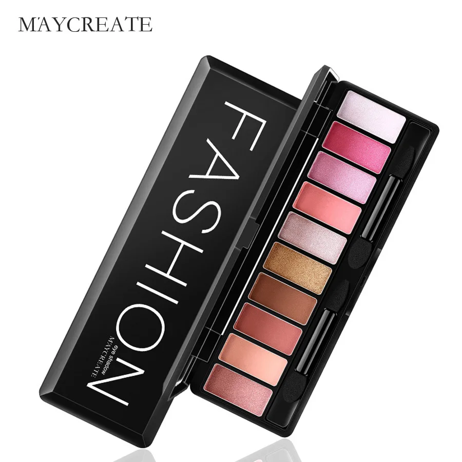 MayCreate Eye Shadow Palette Shimmer Matte Eyeshadow Palette Natural Makeup Brush Professional Cosmetics 10 Colors Per Set
MayCreate Eye Shadow Palette Shimmer Matte Eyeshadow Palette Natural Makeup Brush Professional Cosmetics 10 Colors Per Set