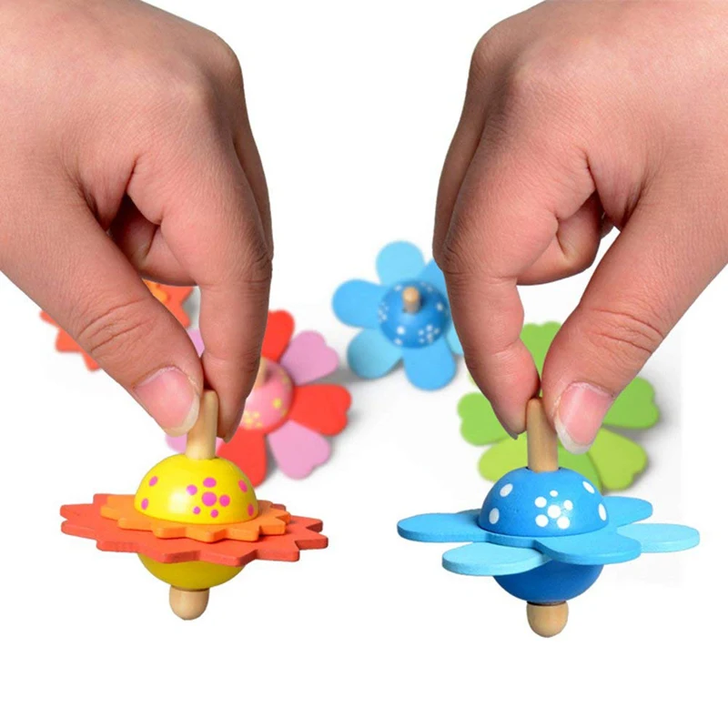 New Flower Wooden Spinning Top Kids Children Classic Toys Christmas Gift Traditional Intelligence Development Educational Toys
New Flower Wooden Spinning Top Kids Children Classic Toys Christmas Gift Traditional Intelligence Development Educational Toys