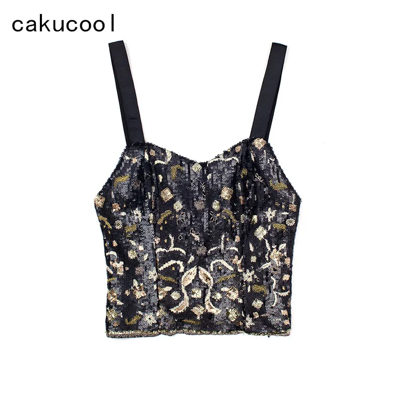 Cakucool New Women Luxury Vest Full Sequins Bling Sleeveless Top Loose Floral Vintage Vocation Pullover Vest Tank Crop Top Femme
Cakucool New Women Luxury Vest Full Sequins Bling Sleeveless Top Loose Floral Vintage Vocation Pullover Vest Tank Crop Top Femme