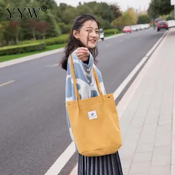 High Capacity Women Corduroy Tote Ladies Casual Shoulder Bag Foldable Reusable Shopping Beach Bag
High Capacity Women Corduroy Tote Ladies Casual Shoulder Bag Foldable Reusable Shopping Beach Bag