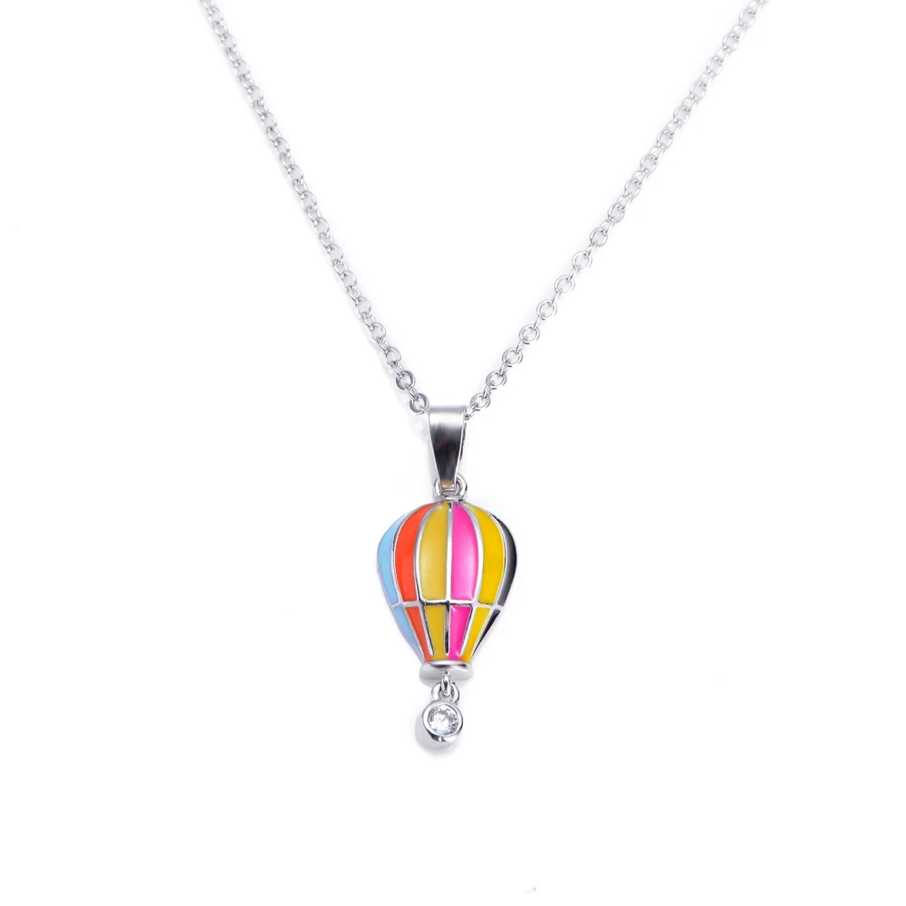 exquisite silver hot air balloon women's necklace pendant decoration jewelry for women long snake chain necklace romantic gift
exquisite silver hot air balloon women's necklace pendant decoration jewelry for women long snake chain necklace romantic gift