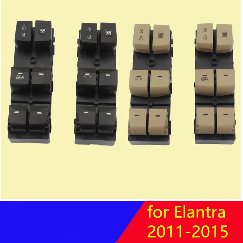 935704V000 Front left side Window Main Switch button for hyundai Elantra MD 2011-16 Door glass lift control switch LH 935703X000 
935704V000 Front left side Window Main Switch button for hyundai Elantra MD 2011-16 Door glass lift control switch LH 935703X000