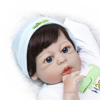 Full body silicone dolls reborn baby toys gift NPK 23" 57cm new born boy girl dolls real alive bonecas reborn child gift
Full body silicone dolls reborn baby toys gift NPK 23" 57cm new born boy girl dolls real alive bonecas reborn child gift