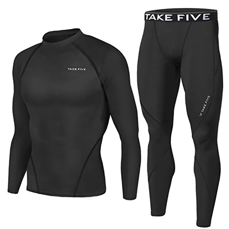 Newest Edition TakeFive Men's Compression Skin Tight Long Sleeve Shirts & Pants Sets-001+501-
Newest Edition TakeFive Men's Compression Skin Tight Long Sleeve Shirts & Pants Sets-001+501-