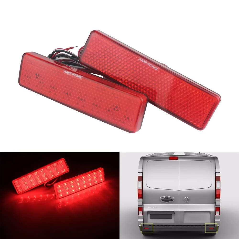 ANGRONG 2x LED Rear Bumper Reflector Brake Stop Tail Light For Opel / Vauxhall Vivaro Movano A (CA326)
ANGRONG 2x LED Rear Bumper Reflector Brake Stop Tail Light For Opel / Vauxhall Vivaro Movano A (CA326)