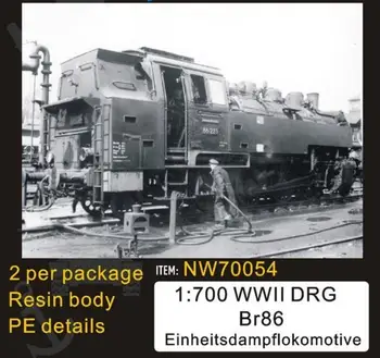 1/700 Scale WWII German DRG Br86 Einheitsdampflokomotive (2 per package), (resin+metal)
1/700 Scale WWII German DRG Br86 Einheitsdampflokomotive (2 per package), (resin+metal)